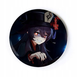 Przypinka anime Genshin Impact Hu Tao 58 mm