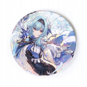 Przypinka anime Genshin Impact Eula Lawrence 58 mm