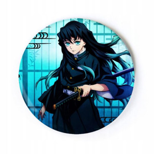Przypinka anime Demon Slayer Muichiro Tokito 58 mm