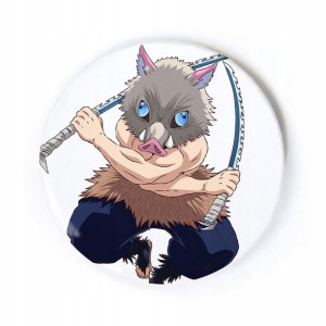 Przypinka anime Demon Slayer Inosuke 58 mm