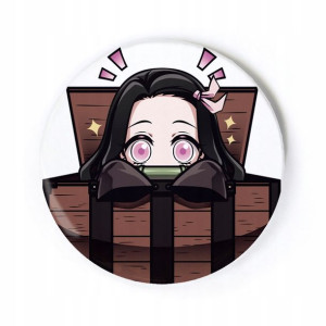 Przypinka anime Demon Slayer Nezuko 58 mm
