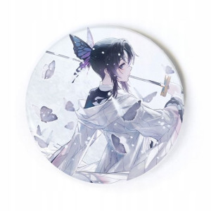 Przypinka anime Demon Slayer Shinobu 58 mm