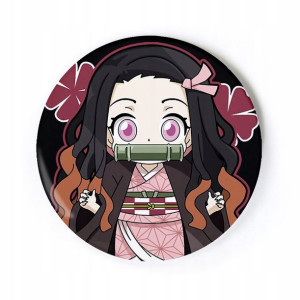 Przypinka anime Demon Slayer Nezuko 58 mm