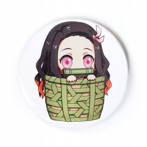 Przypinka anime Demon Slayer Nezuko 58 mm