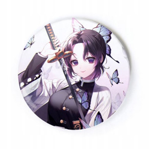 Przypinka anime Demon Slayer Shinobu 58 mm