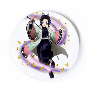 Przypinka anime Demon Slayer Shinobu 58 mm