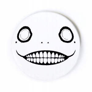 Przypinka z gry Nier - Emil head 58 mm
