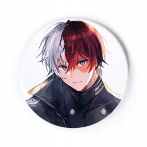 Przypinka anime My Hero Academia Todoroki 58 mm