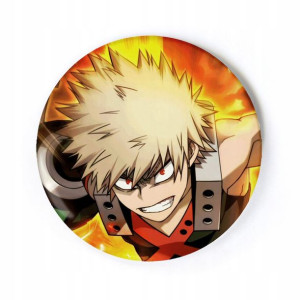Przypinka anime My Hero Academia Bakugo 58 mm