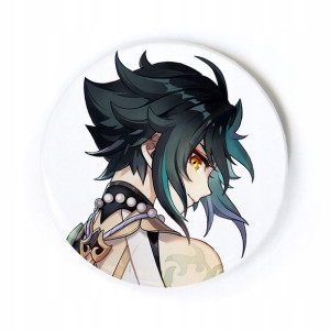 Przypinka anime Genshin Impact Xiao 58 mm