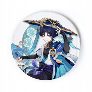 Przypinka anime Genshin Impact Wanderer 58 mm