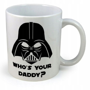 Kubek nerda geeka Star Wars Vader who's your daddy