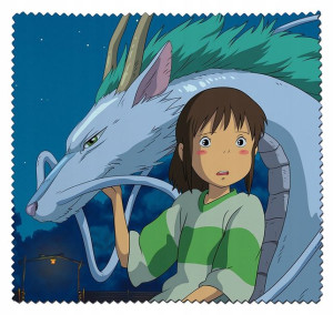Mikrofibra do okularów ekranów Spirited Away