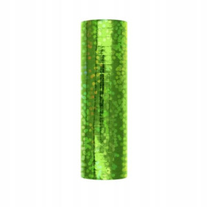 Serpentyna holograficzna brokatowa zielona 3,8 m