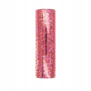 Serpentyna holograficzna brokatowa różowa 3,8 m