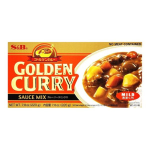Golden Curry Styl Japoński Łagodny (Mild) 12 kostek 220g S&B