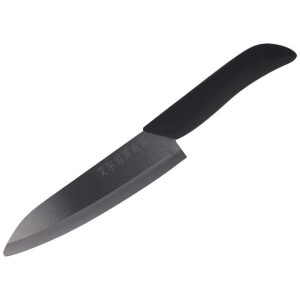 Nóż kuchenny Albainox ceramiczny Black, materiał Ceramic Zirconia, rękojeść