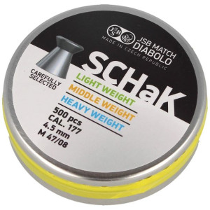 Śrut JSB SCHaK Middle Weight 4.5mm 0.520g (001045-500-YELLOW)