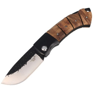 Nóż Herbertz Solingen Japan Birch Root Wood/Staines, Satin/Forged (202512)