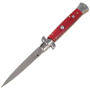 Nóż sprężynowy Frank Beltrame Stiletto Red 23cm (FB 23/41)