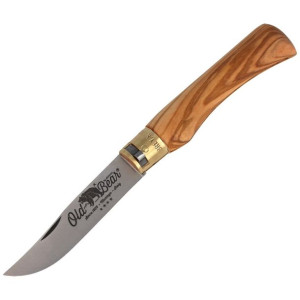Nóż Antonini Old Bear Classical XL Olive Wood, Satin AISI 420 (9307/23_LU)