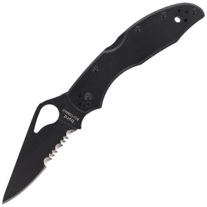 Nóż Spyderco Byrd Meadowlark 2 Stainless Black Blade Combination (BY04BKPS2