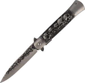 Nóż Herbertz Solingen Italian Dagger Czaszki Folder (584013)