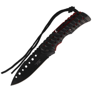 Nóż Herbertz Solingen Hit Black Polimer, Black Blade (208312)