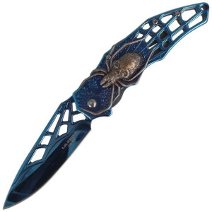 Nóż Herbertz Solingen RainBlue Spider, 3D Motyw 90mm (586412)