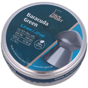 Śrut H&N Baracuda Green Lead-Free 5.5mm, 200szt (92065500013)