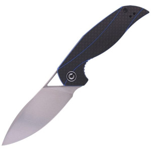 Nóż CIVIVI Anthropos Blue G10 / Carbon Fiber, Satin Finish by Elijah Isham