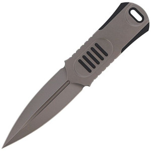 Nóż na szyję WE Knife OSS Dagger Black G10, Stonewashed by Justin Lundquist
