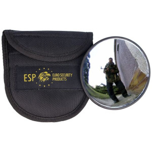 Lusterko taktyczne ESP Ø 92mm do pałki teleskopowej Bonowi, etui (BMO-03-18