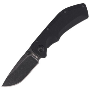 Nóż FoxEdge Pop Smoke G10 Black, Stone Washed PVD by Russ Kommer (FE-023)
