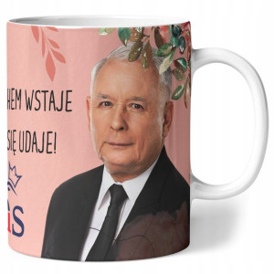 KUBEK Prezesa Śmieszny Prezent PIS KACZYŃSKI 330ml