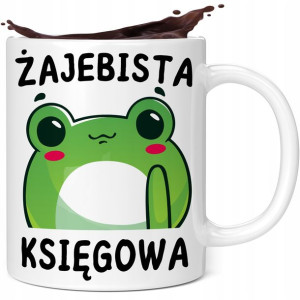 Kubek Biały Prezent dla Księgowej Księgowego 330ml