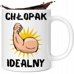 Kubek Prezent Dzień Chłopaka Biały 330ml UPOMINEK
