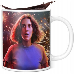 Kubek PREZENT Serial STRANGER THINGS ELEVEN WZORY