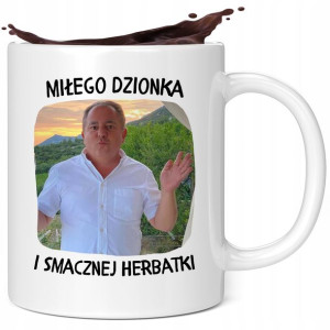 Kubek Prezent Śmieszny Makłowicz Wzory Koperek