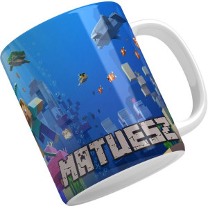 Kubek na prezent z motywem MINECRAFT GRA STEVE 03