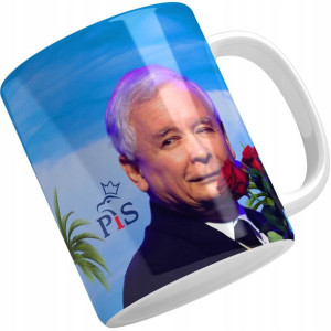 Kubek Prezent Prezesa Pis Kaczyński Jarek 330ml 01