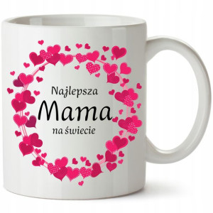 Prezent na Dzień Matki Kubek dla Mamy KOCHAM CIĘ 3