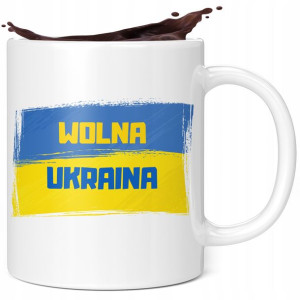 Kubek Wolna Ukraina Solidarni Z Ukrainą Futin
