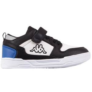 Buty dla dzieci kappa lineup low k czarno-biało-niebieskie 260932k 1160