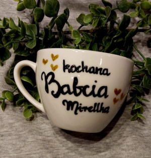 Filiżanka Kochana Babcia (imię)