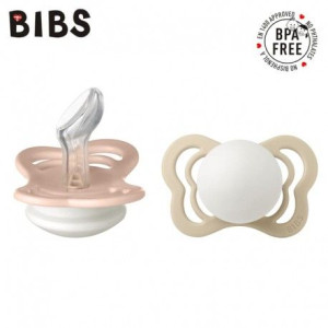 BIBS Smoczek uspokajający COUTURE BLUSH M 2szt
