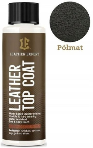 Leather Expert Bezbarwny Lakier Skór Półmat 250 Ml