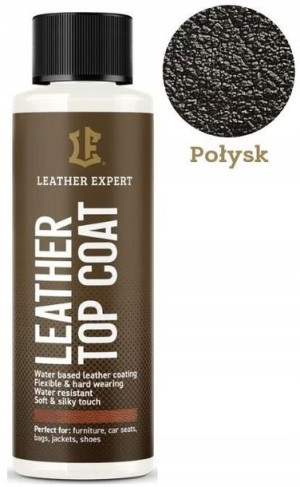 Leather Expert Bezbarwny Lakier Skór Połysk 250 Ml