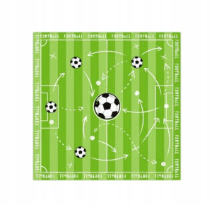 Serwetki Football Piłka nożna 33x33 cm 10 szt.