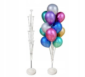 Stojak stelaż na balony 130 cm. na 13 balonów